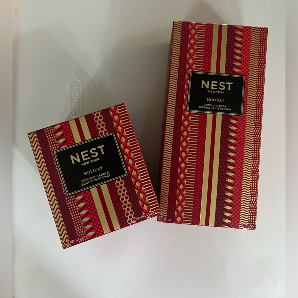 NEST New York
Holiday Classic Candle, 8.1 oz & NEST & Diffuser 5.9 oz